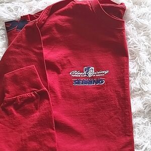Club Racing Porsche Club Men's Pullover Long-Sleeved Tee NWOT